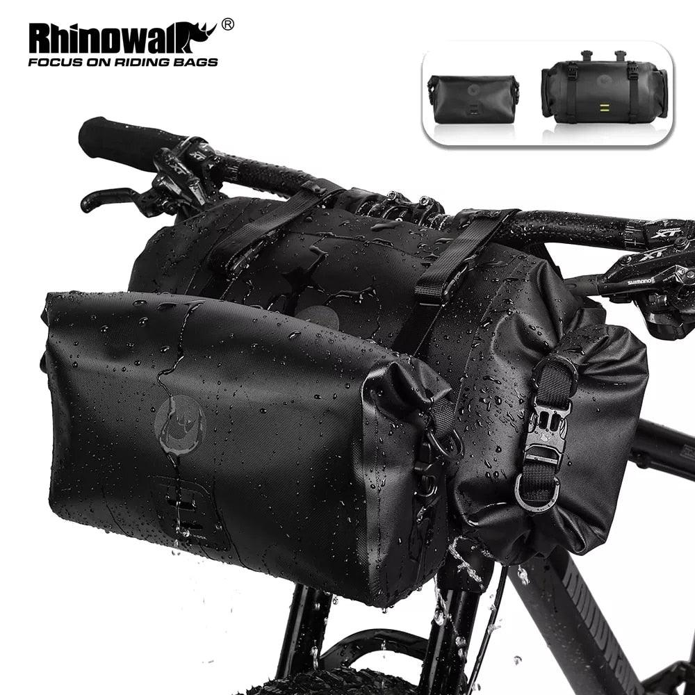 Rhinowalk Bicycle Bag Waterproof Big Capacity Handlebar Bag 1 or 2-piece Front Tube Cycling Bag MTB Frame Trunk Bike Accessories - Pogo Cycles