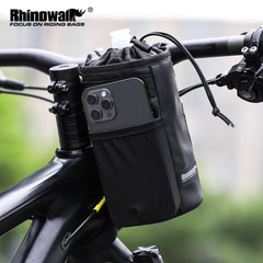 Rhinowalk Bike Bag Handlebar Stem Bag Cycling Water Bottle Carrier Pouch Riding Insulated Kettle Bag Touring Commuting MTB Pack - Pogo Cycles