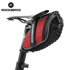 ROCKBROS 3D Shell Bike Bag Rainproof Saddle Bag Reflective Bicycle Bag Shockproof Cycling Rear Seatpost Bag MTB Bike Accessories - Pogo Cycles